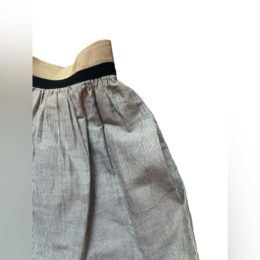 Rag & Bone Svea Striped Linen Blend Skirt - Picture 6 of 9